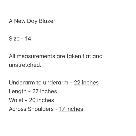 A New Day Womens Double Breasted Blazer Jacket Sz 14 Linen Rayon Career Academia - Picture 9 of 12